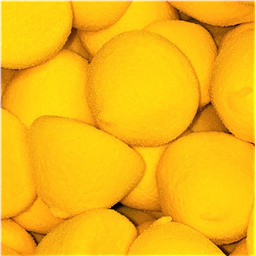 Мячики-гольф, желтые Банан, Суфле, 100гр