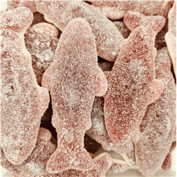 New! Акулы розовые Кислые (3 шт), 100гр