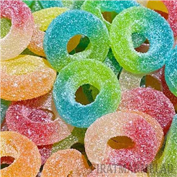 Ассорти Кольца в сахаре, Мармелад, 50 гр