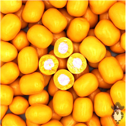 Драже Суфле в белом шоколаде со вкусом манго, 100гр