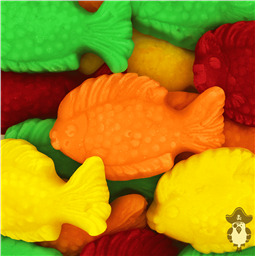 Гигантские Рыбки, Сливочные, 2шт,75гр  