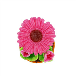 Карамель Герберы в горшке, Гигант, 1 шт, 450gr