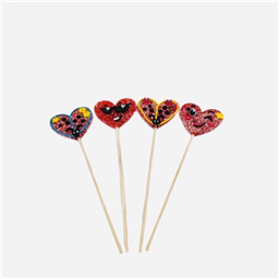 Карамель Сердечко (кислое), 1шт