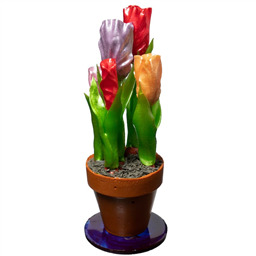 Карамель Тюльпаны в горшке, Гигант, 1 шт, 450gr