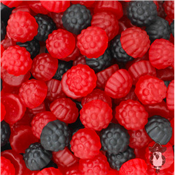 Кексы малина-ежевика, 100гр