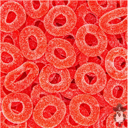  Клубничные кольца в сахаре mini, 50 гр