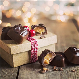 Конфеты Lily O'Briens шоколадные конфеты из молочного и темного шоколада с начинкой соленая карамель 175gr