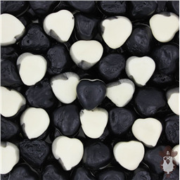 Лакричные Сердечки, Начинка Ежевика, основа Йогурт, 100 гр