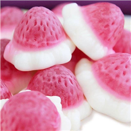 Мармелад Клубника со Сливками, с начинкой, 100 грамм 