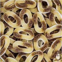 Кольца Кола в Обсыпке, Мармелад,~(13шт) 100 гр