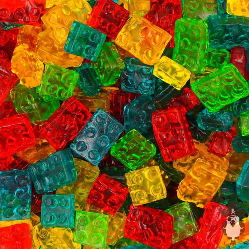 Мармелад  конструктор Блоки 3D 100гр