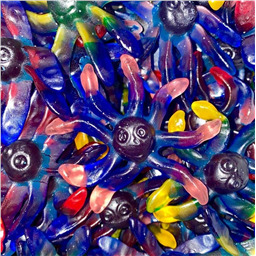 Мармелад Осьминоги,( красят язык)100 грамм