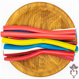 Мармелад Палочки Гигантские разноцветные с синей начинкой 1 шт (54гр)