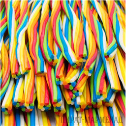 Мармелад Жгутики Гигантские Разноцветные 100гр