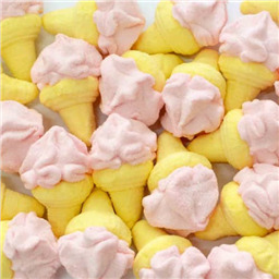 Мороженое розово-желтое, суфле, 50 гр