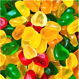 Мягкий Жевательный Мармелад, Сердечки, 100гр