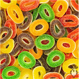  Кольца разноцветные, 100гр