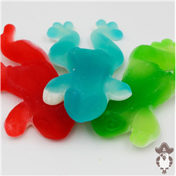 New! Лягушечки c начинкой, Клубника, Яблоко, Малина, 72гр