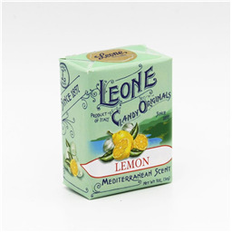 Сахарные конфетки пастилки Leone лимонные 30 gr