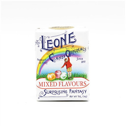 Сахарные конфетки пастилки Leone микс вкусов 30 gr