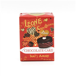 Сахарные конфетки пастилки Leone со вкусом шоколадного торта 30 gr