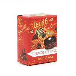 Сахарные конфетки пастилки Leone со вкусом шоколадного торта 30 gr