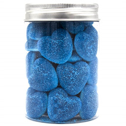 Синие Сердечки в банке, 220gr