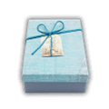 Синяя коробка с башней (max 500gr)