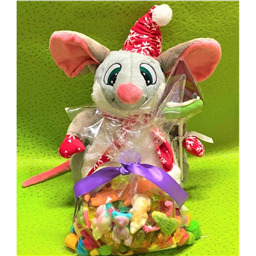 ПодарокМышка с Секретом, Сладости и Игрушка, 1шт, 350 gr