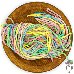 Мармелад Спагеттини Микс, в сахаре, 100 гр