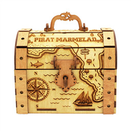 Сундук деревянный с гравировкой (max 800 gr)