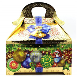 Сундук с Новогодними Шарами (max 1200gr)