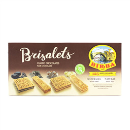 Вафли Birba ассорти с шоколадом 115г 