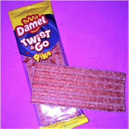 Вишневые палочки Твист, в Обсыпке и Без, 1 шт, 100гр