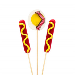 Яйцо с беконом (чупа-чупс), 1шт