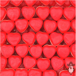 Жевательный мармелад Сердечки с клубничной начинкой 100гр