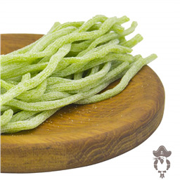 Жгутики мармеладные, Зеленое Яблоко, 100гр