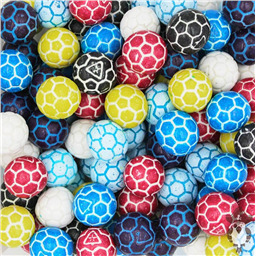 Жвачка Футбольные мячи с начинкой 50гр