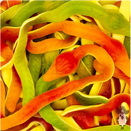 Змейки неоновые,(3шт) 114гр