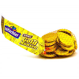  Золотые монеты со вкусом какао (ирис жевательный) 150gr